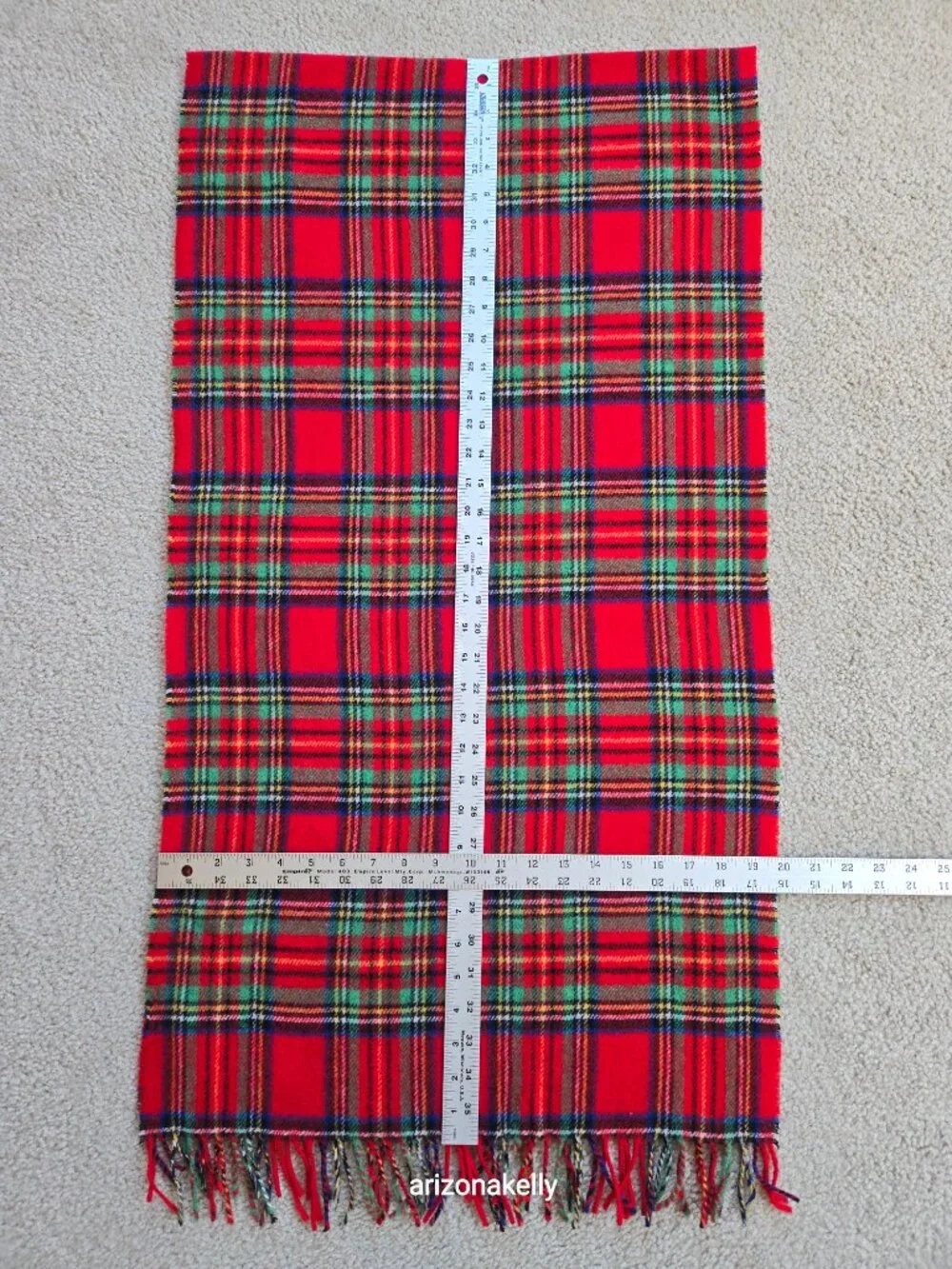NWOT J. Crew Tartan Plaid Wool Blend Scarf